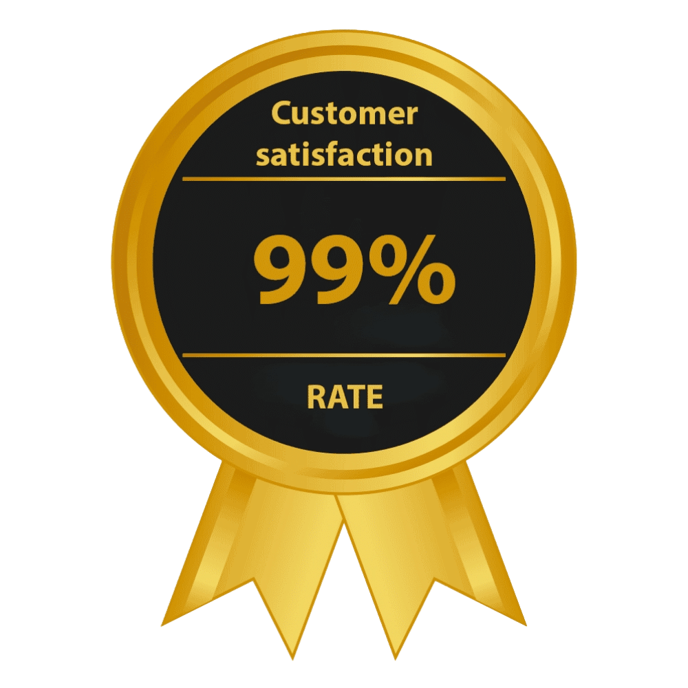 99 procent satisfaction rate